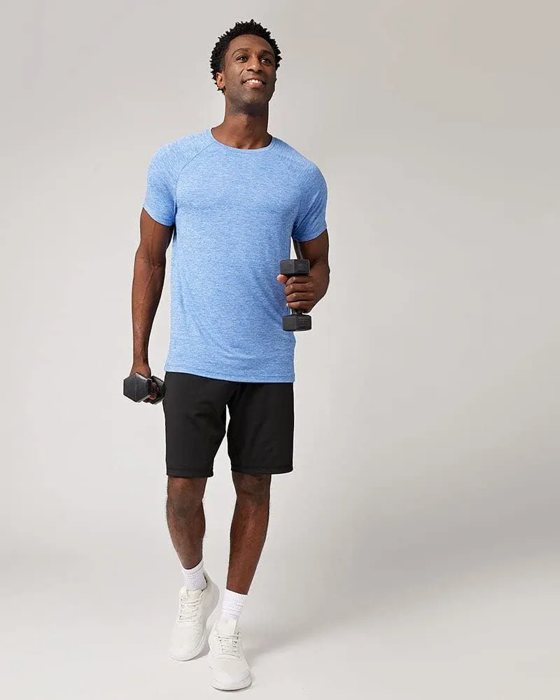 32 Degrees Cool Mens Active T-Shirt | Raglan Short Sleeve | Quick Dry | Anti-Odor