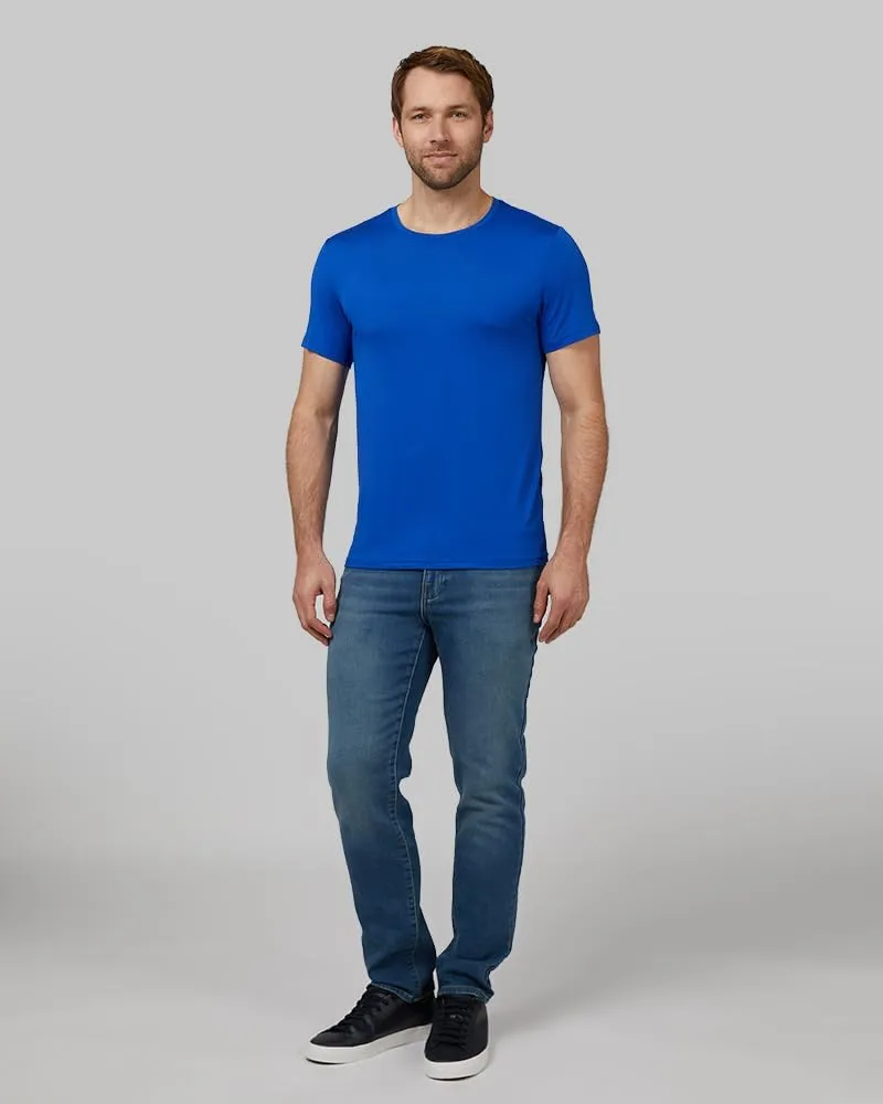 32 Degrees Men's Cool Classic Crew T-Shirt | Anti-Odor | 4-Way Stretch | Moisture Wicking