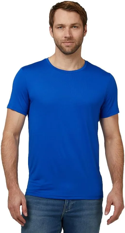 32 Degrees Men's Cool Classic Crew T-Shirt | Anti-Odor | 4-Way Stretch | Moisture Wicking