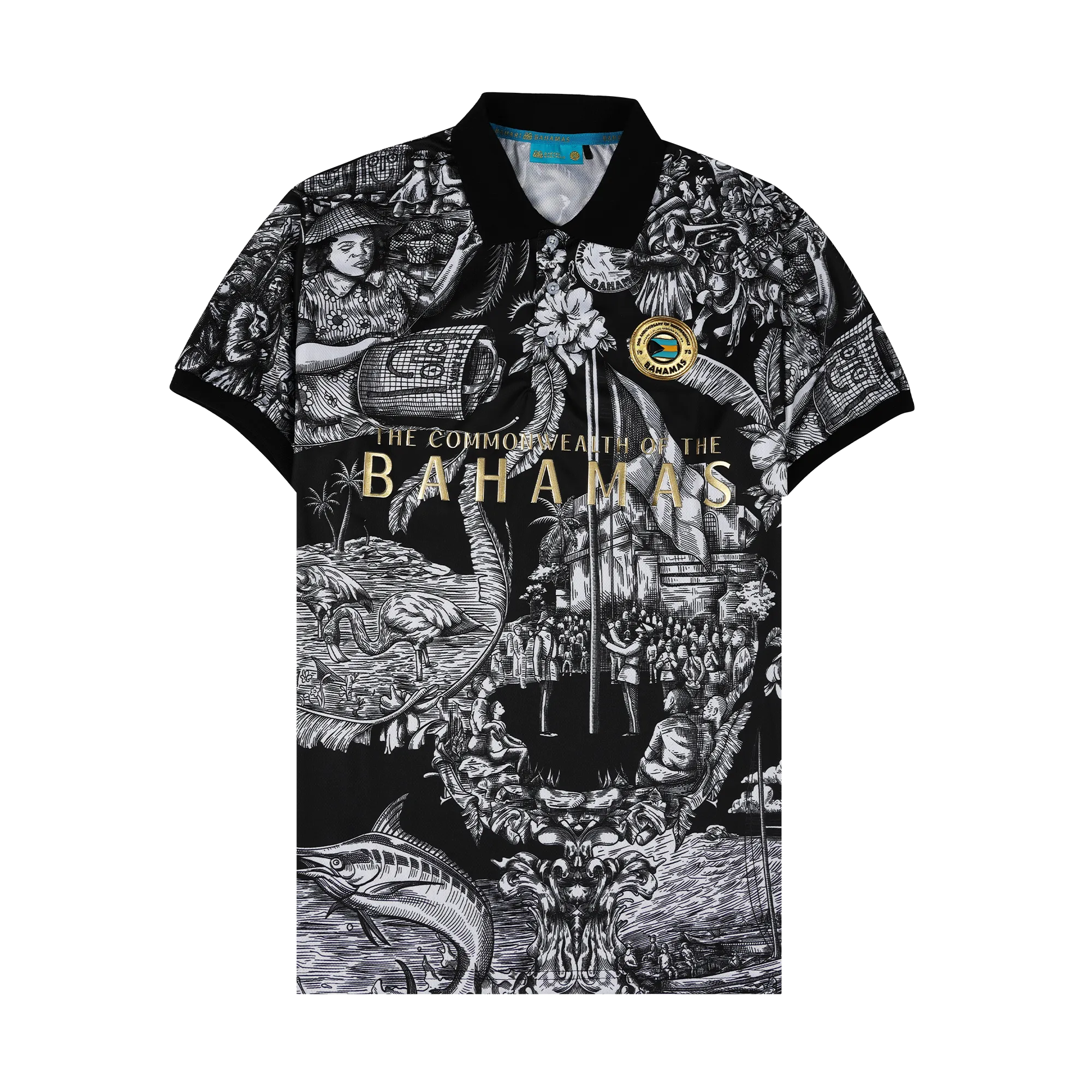 50TH INDEPENDENCE POLO-BLACK