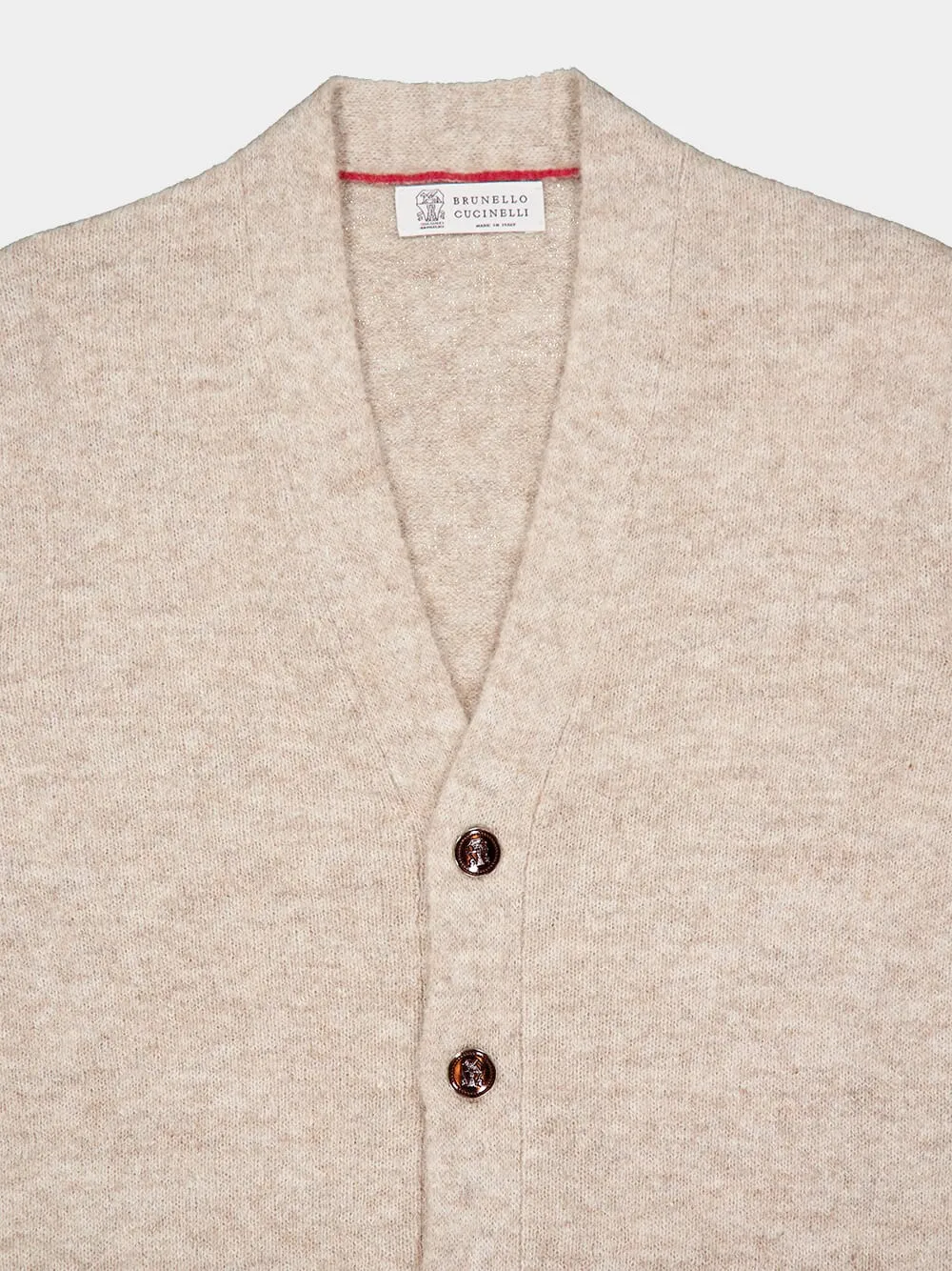 Alpaca, Cotton and Wool Cardigan