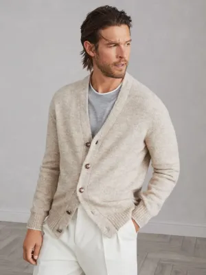 Alpaca, Cotton and Wool Cardigan