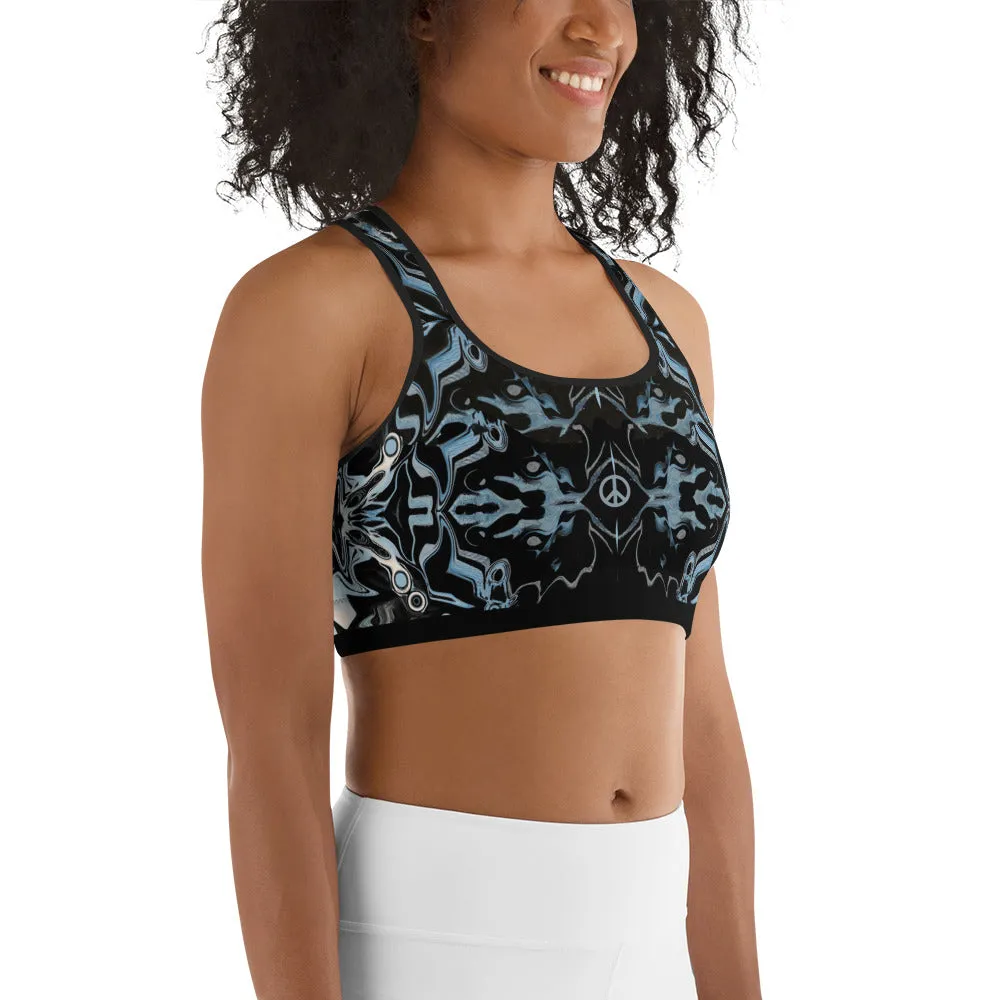 Arabic Illusion Yoga Sports bra