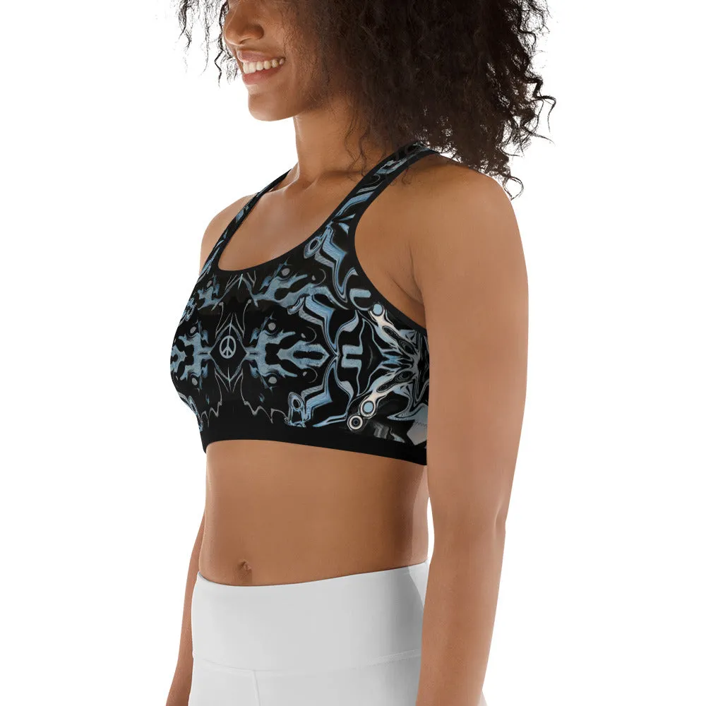 Arabic Illusion Yoga Sports bra