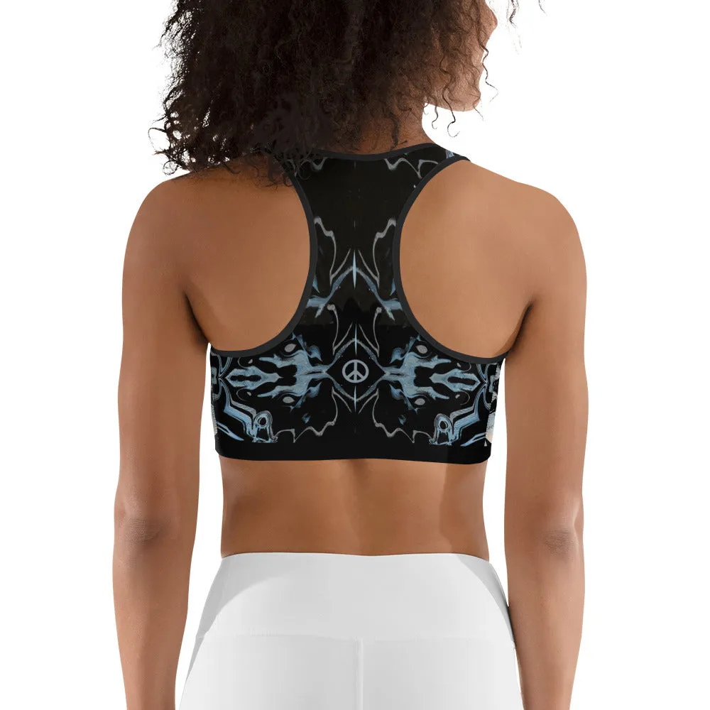 Arabic Illusion Yoga Sports bra