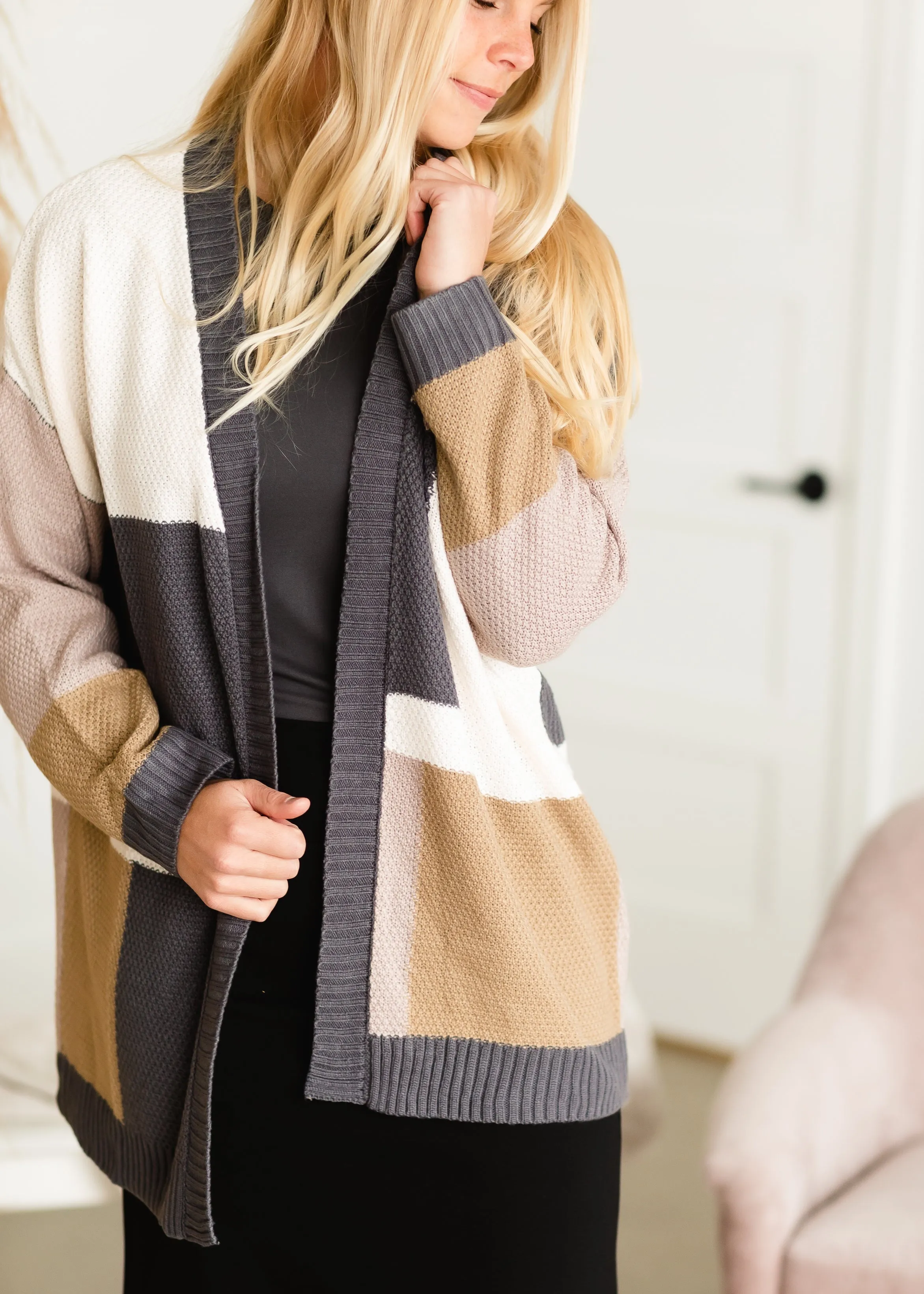 Ash Gray Long Sleeve Round Neck Layering Tee - FINAL SALE