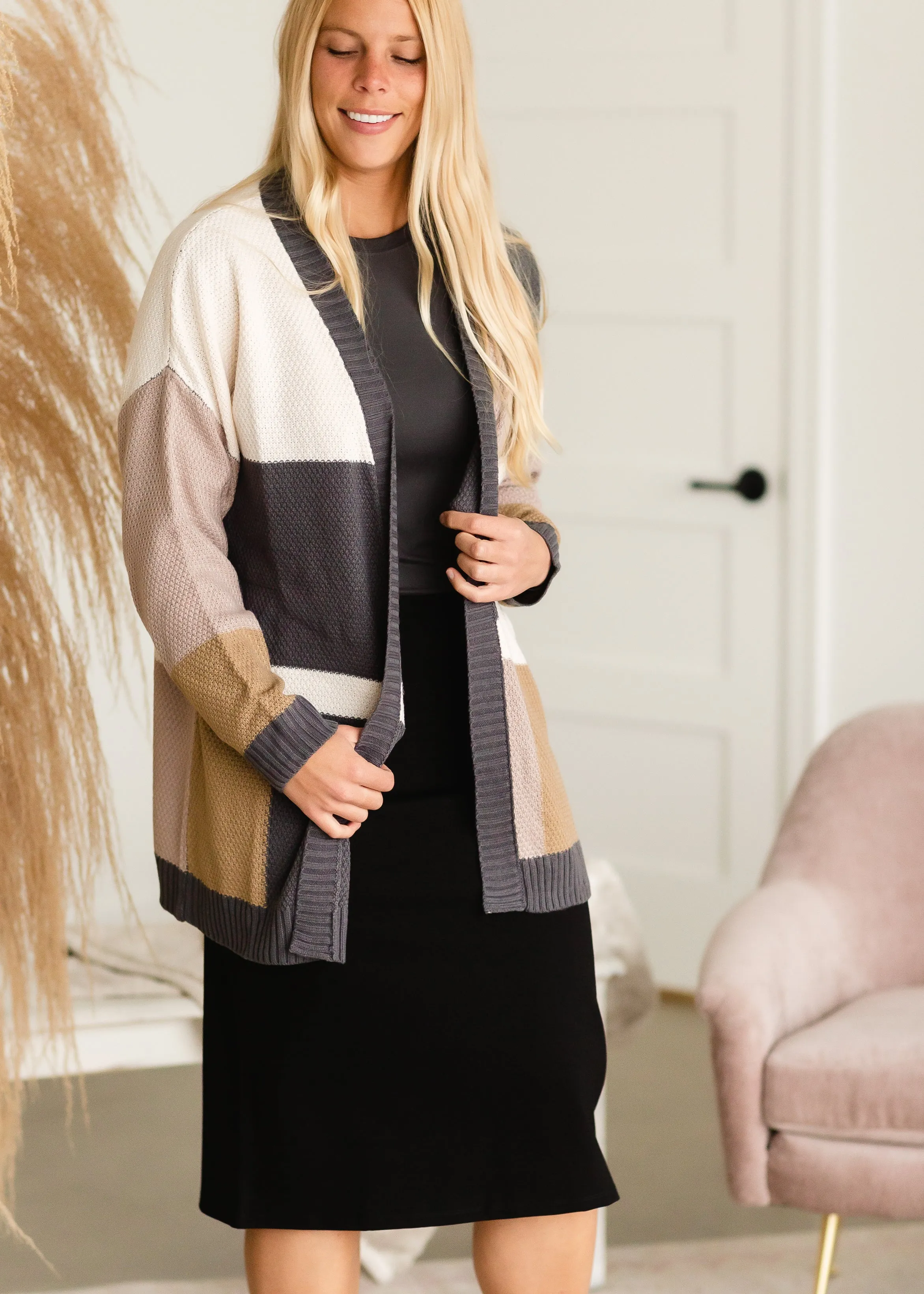 Ash Gray Long Sleeve Round Neck Layering Tee - FINAL SALE