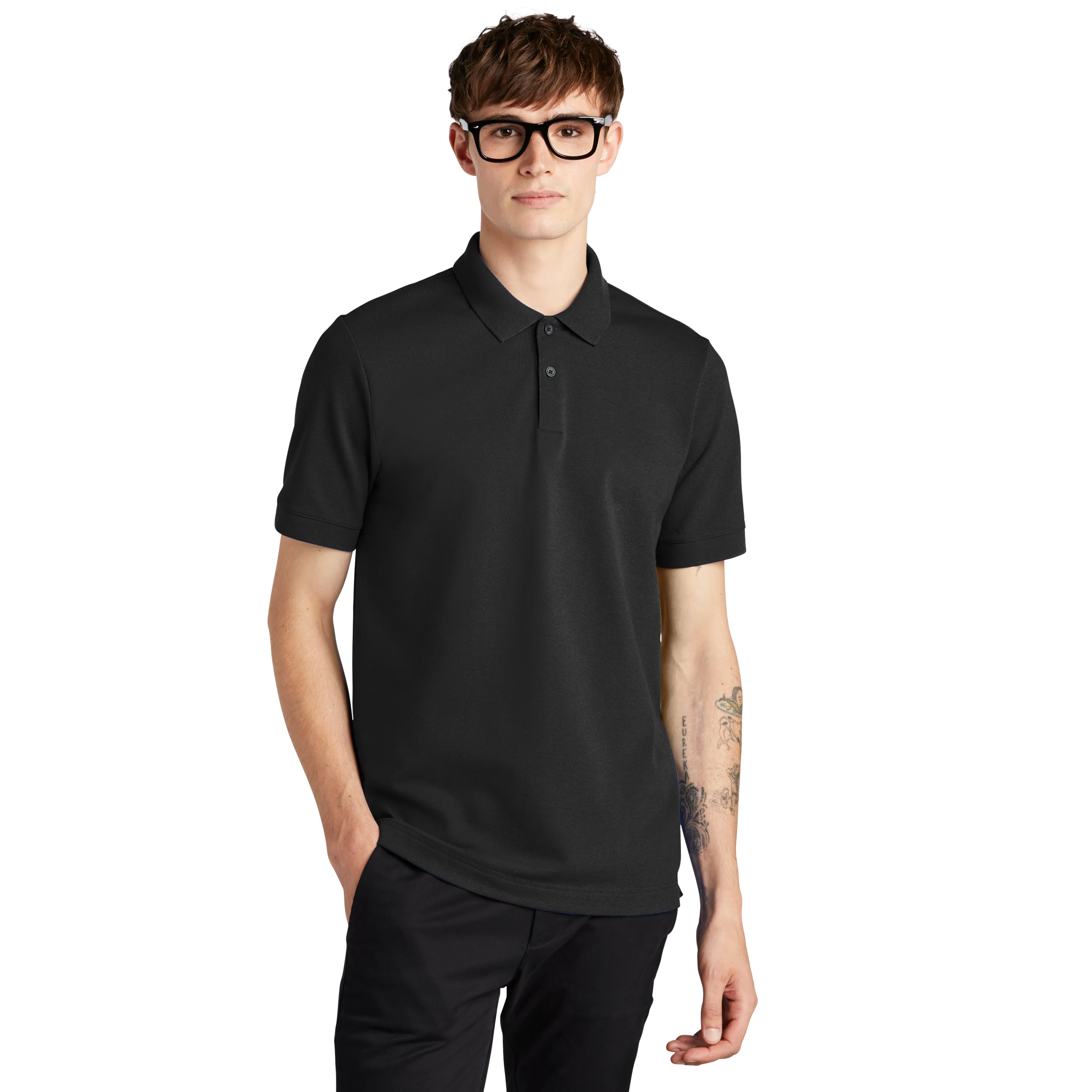 B2476M Stretch Heavyweight Pique Polo