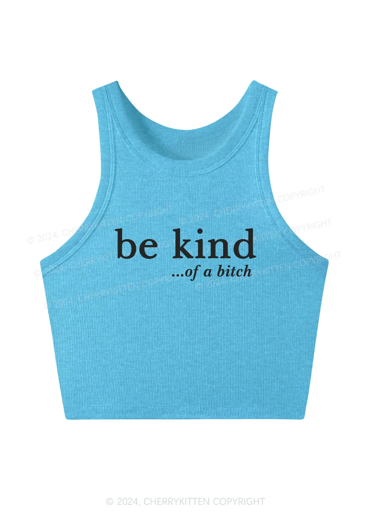 Be Kind Of A Bxxch Y2K Crop Tank Top Cherrykitten