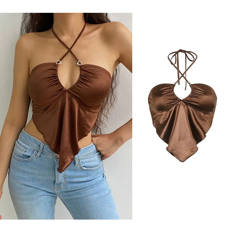Bella's Vintage Mesh Crop Top
