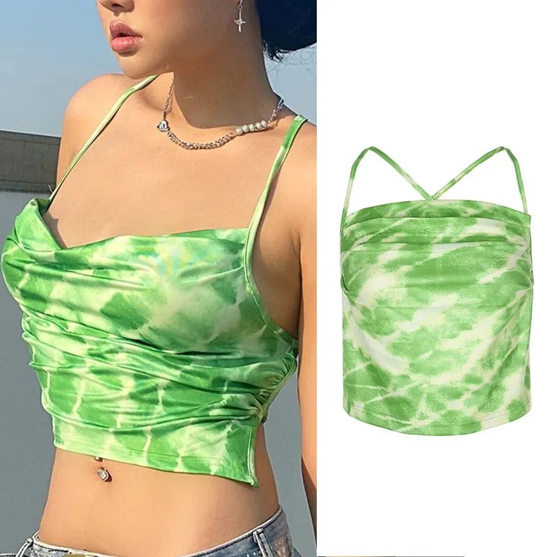 Bella's Vintage Mesh Crop Top