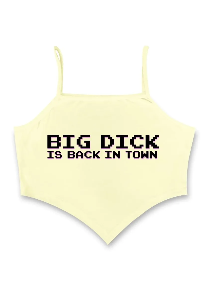 Big Is Back In Town Bandana Crop Tank
