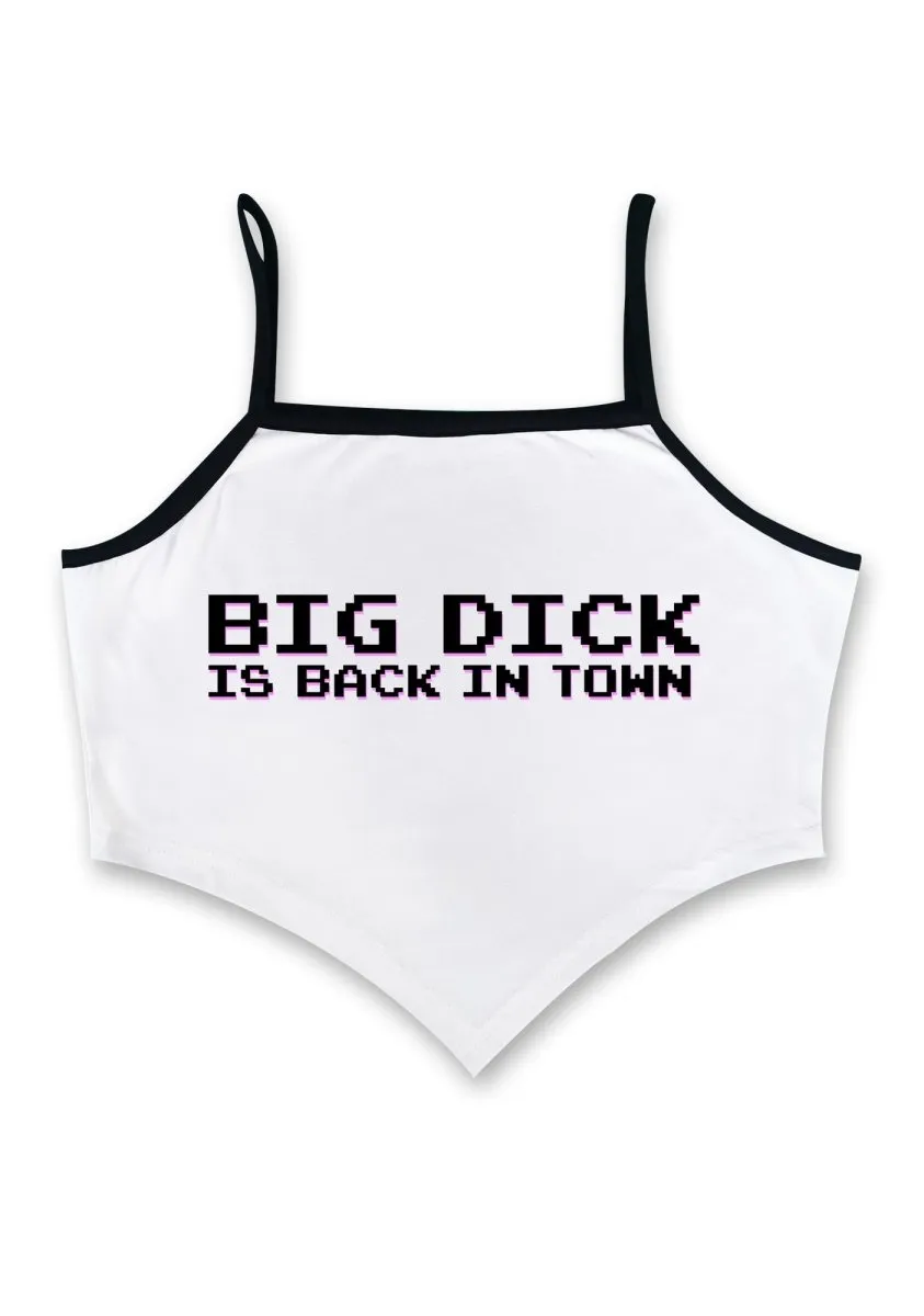 Big Is Back In Town Bandana Crop Tank