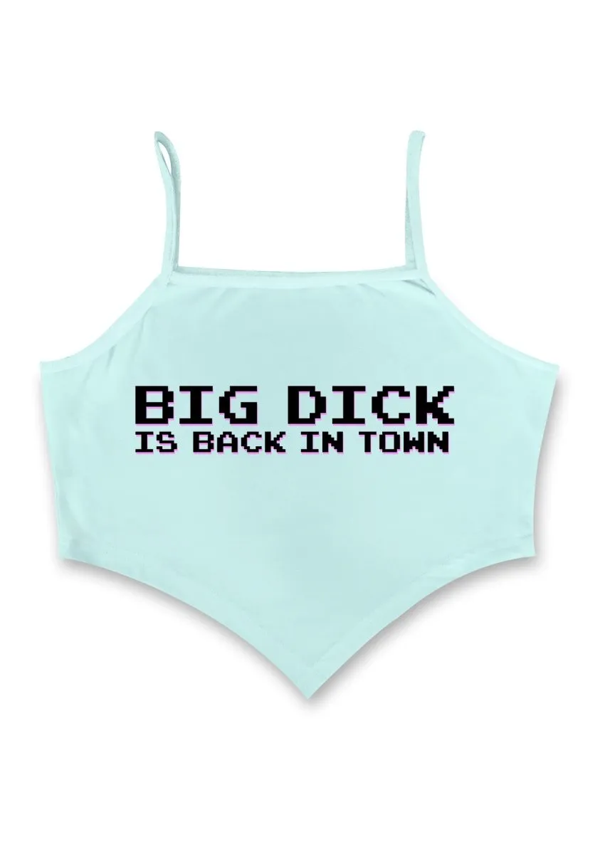 Big Is Back In Town Bandana Crop Tank