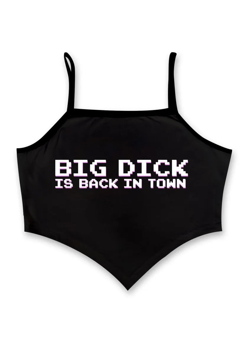 Big Is Back In Town Bandana Crop Tank