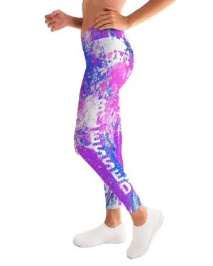 Blessed Cotton Candy Style Womens Leggings by inQue.Style