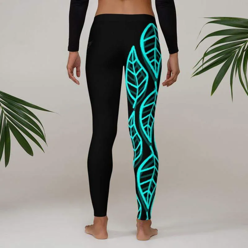 Blue Leaf ~ Full Guard Leggings