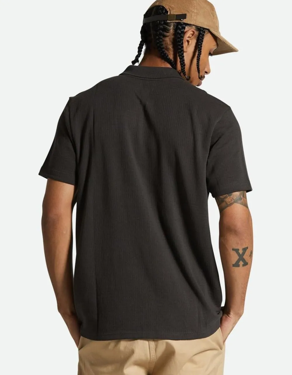 Brixton Waffle Polo Shirt, PARENT
