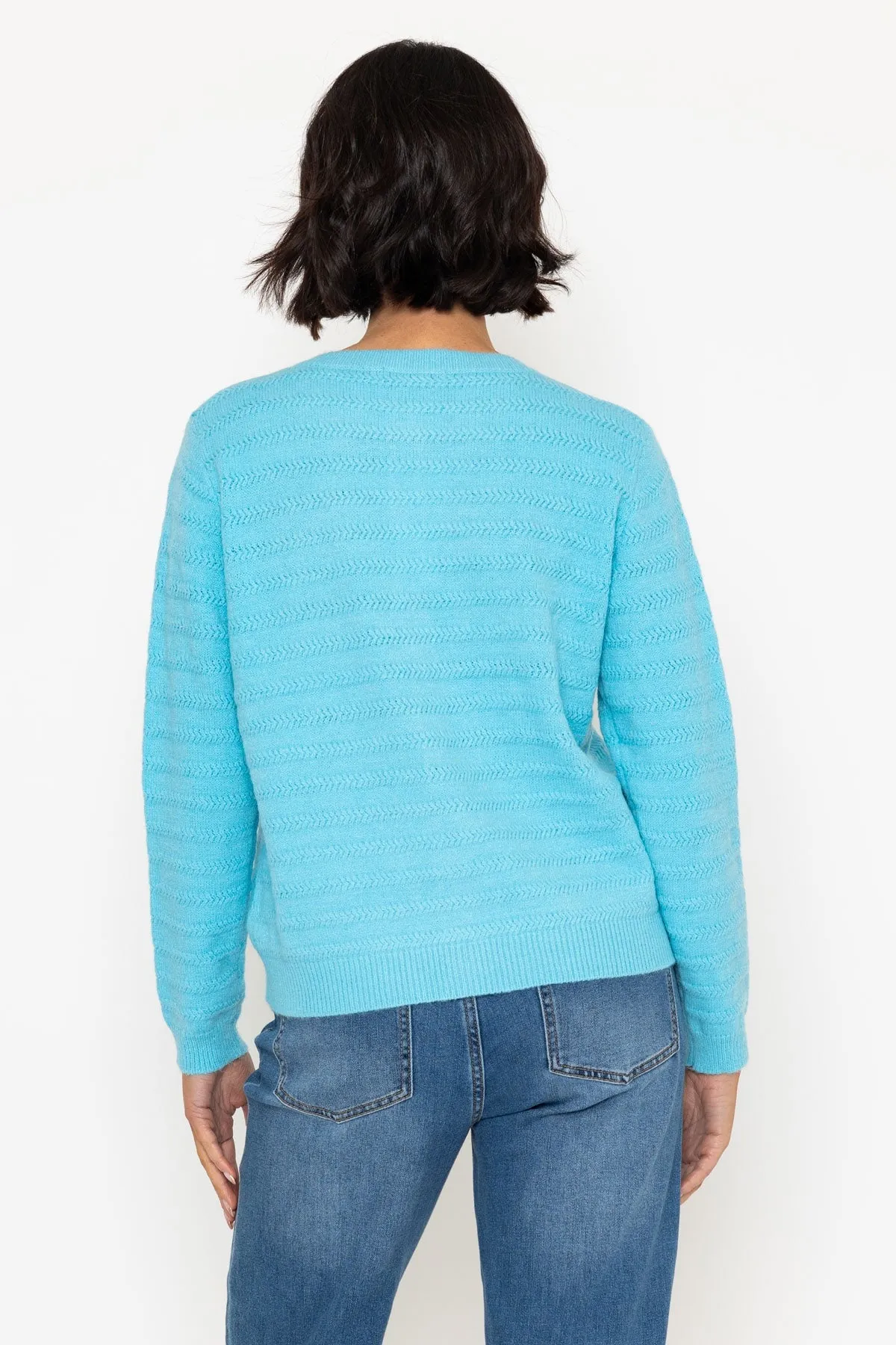 Cashmere Blend Cardigan in Blue