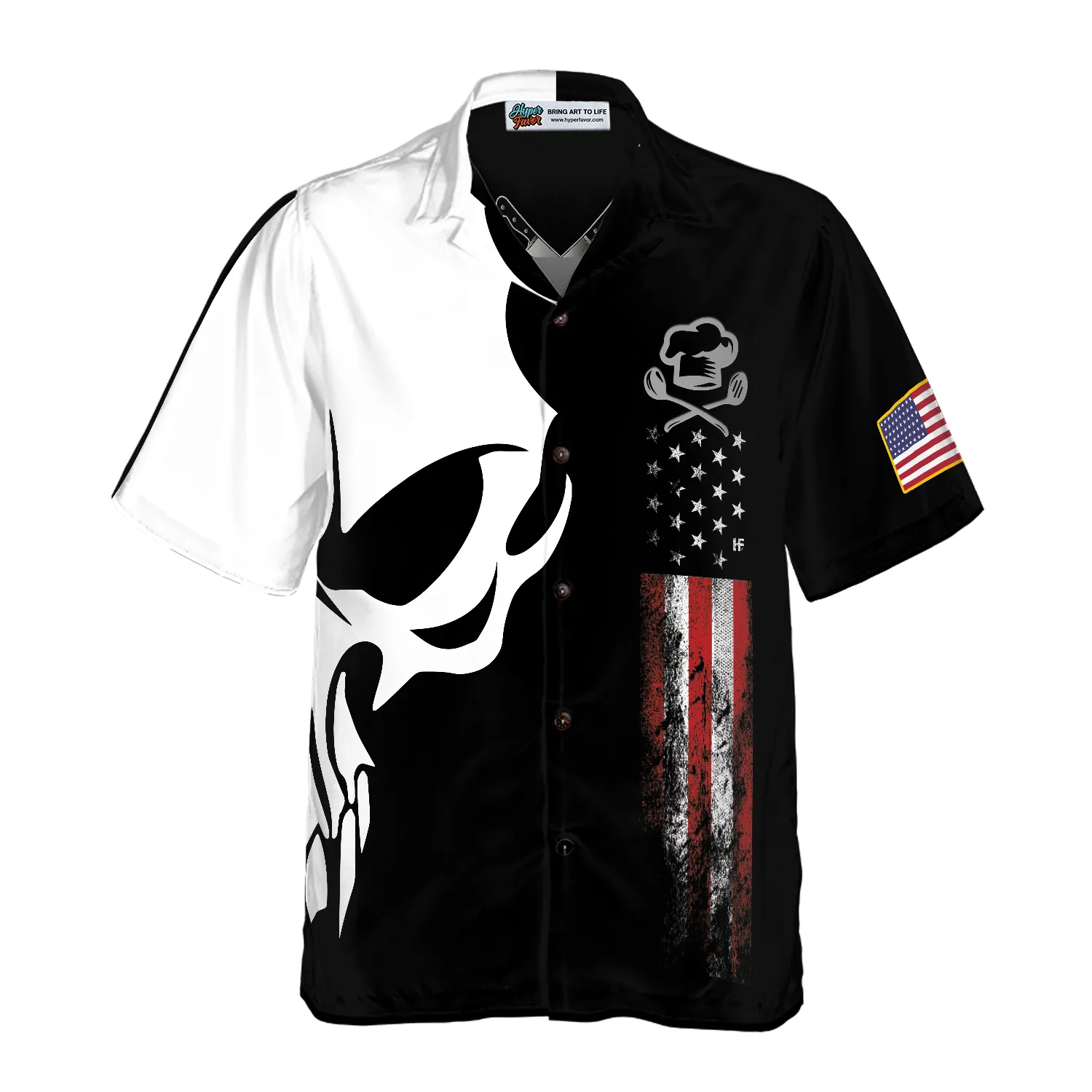 Chef Proud Skull Hawaiian Shirt, If You Think You Can Do My Job Please Step Up Or Keep Your educated Opinions To Yourself Hawaiian Shirt Best Gift For Chef, Friend, Family