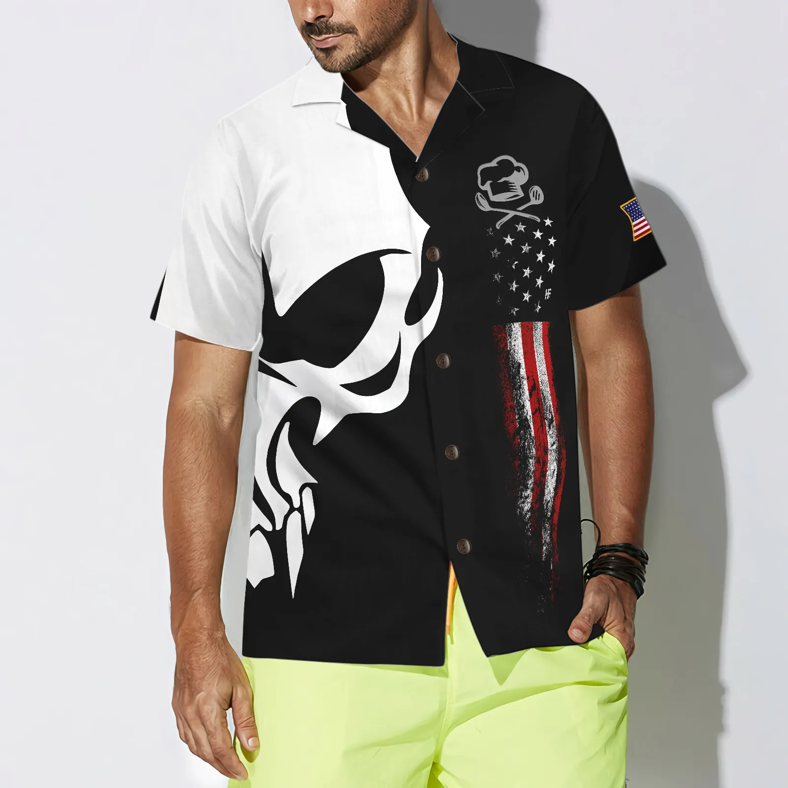 Chef Proud Skull Hawaiian Shirt, If You Think You Can Do My Job Please Step Up Or Keep Your educated Opinions To Yourself Hawaiian Shirt Best Gift For Chef, Friend, Family