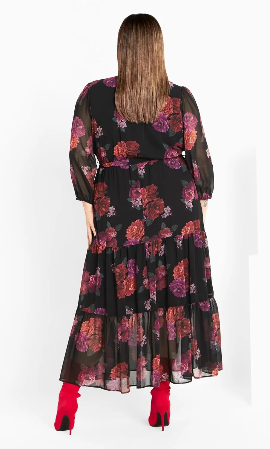 City Chic Women's Monique Print Maxi Dress