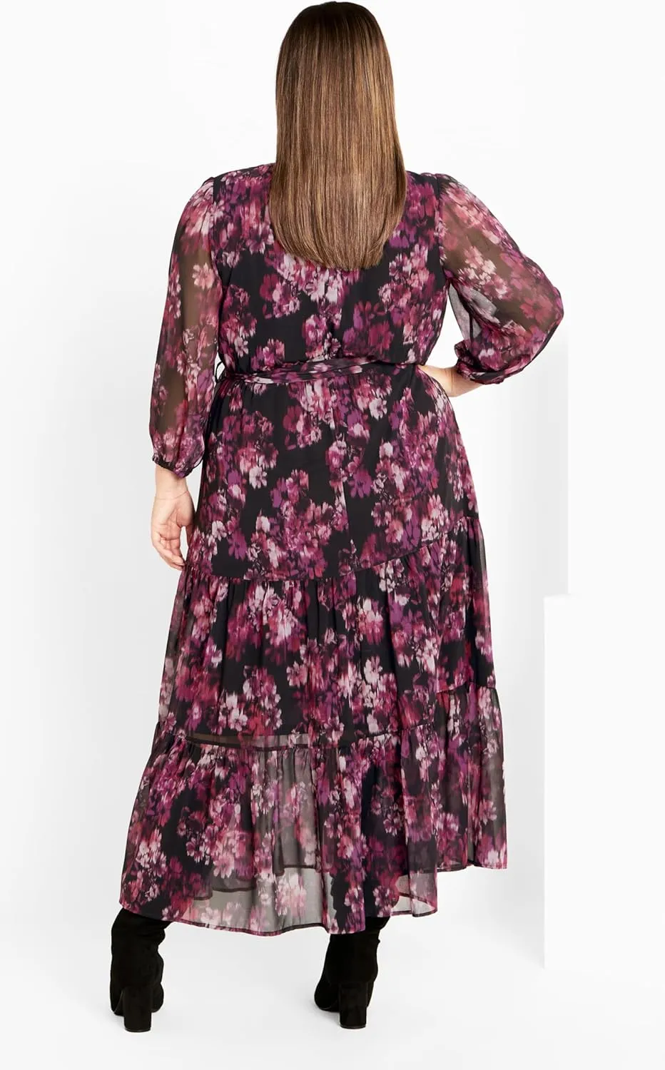 City Chic Women's Monique Print Maxi Dress
