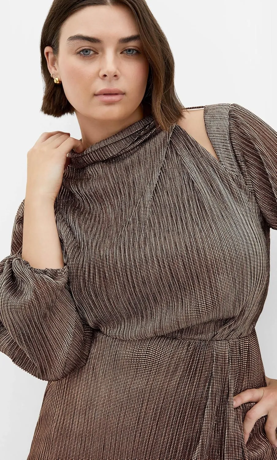 City Chic Women's Plus Size Dress - Jaylee Mesh Midi