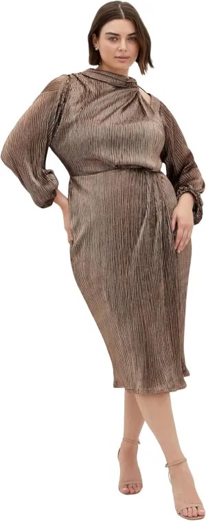 City Chic Women's Plus Size Dress - Jaylee Mesh Midi