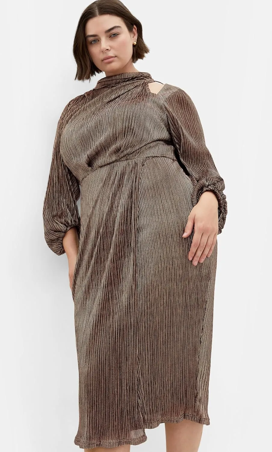 City Chic Women's Plus Size Dress - Jaylee Mesh Midi