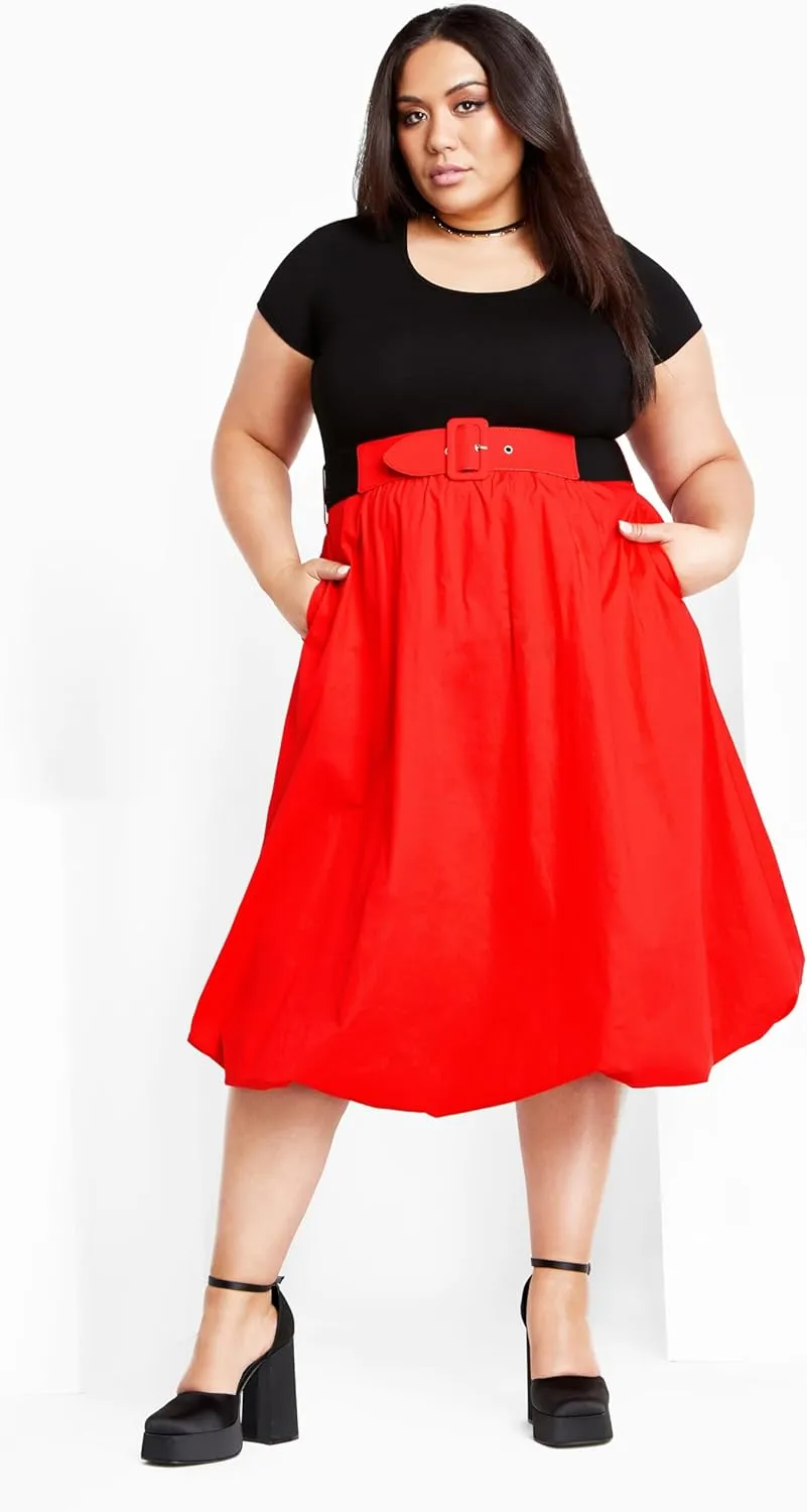 City Chic Women's Plus Size Dress - Paris Days