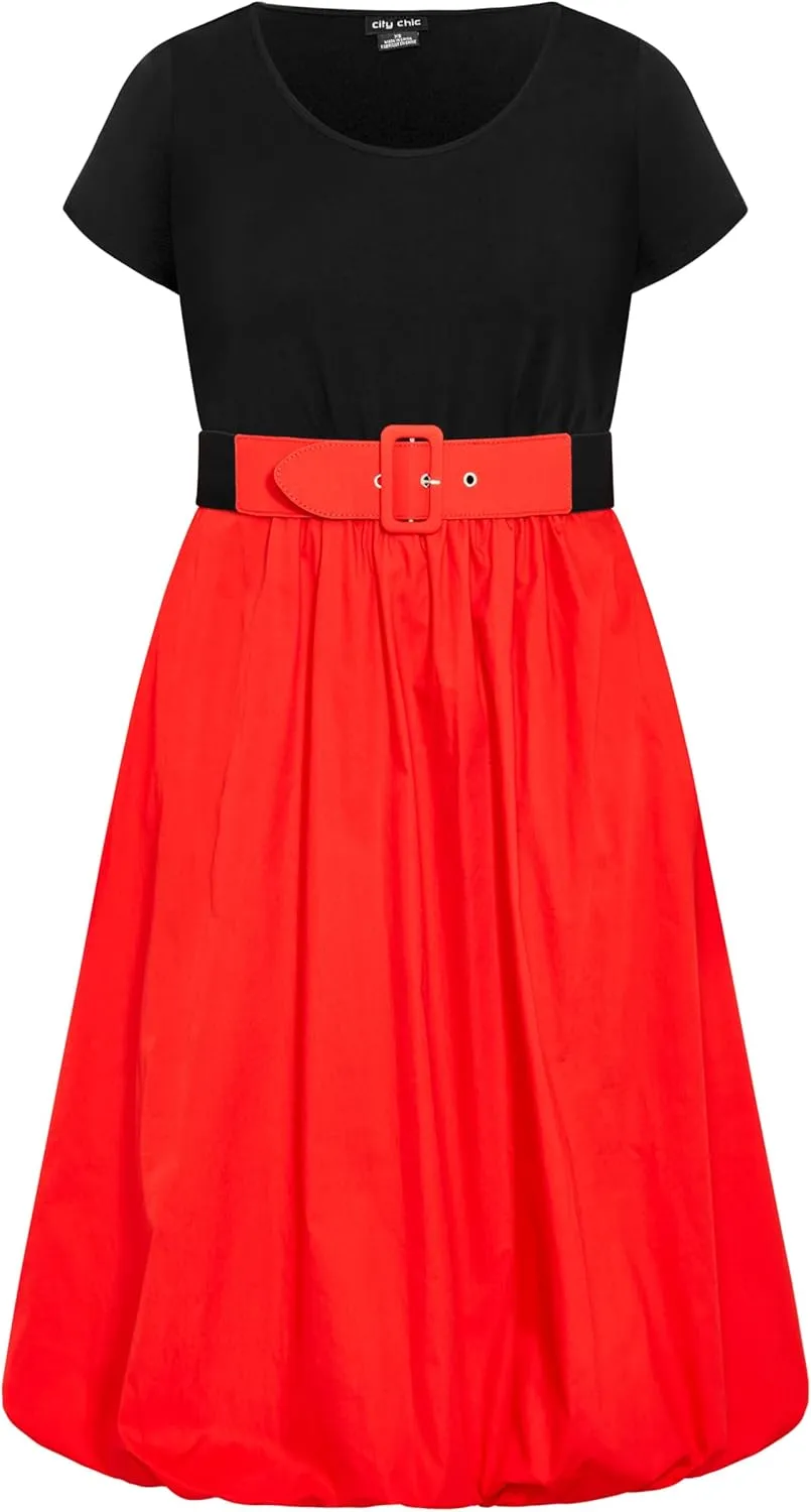 City Chic Women's Plus Size Dress - Paris Days