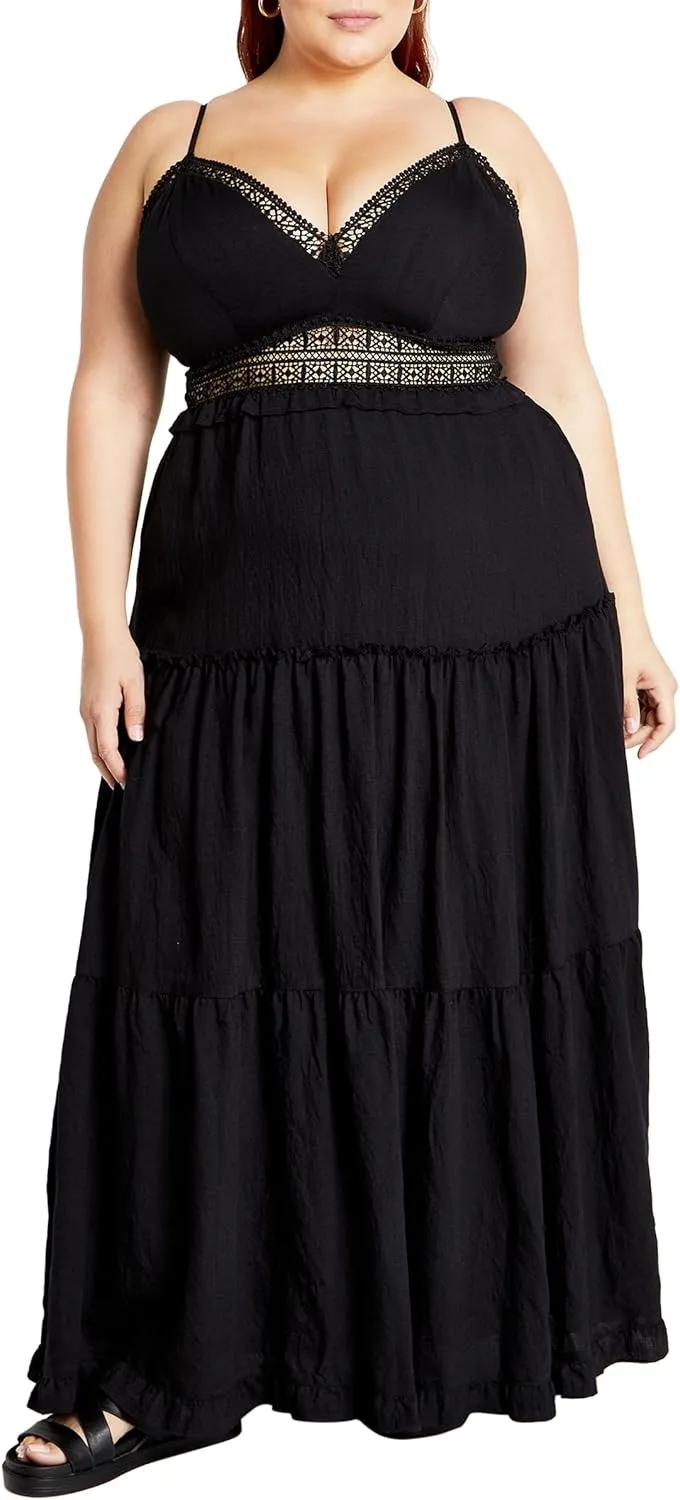 City Chic Women's Plus Size Maxi Dress