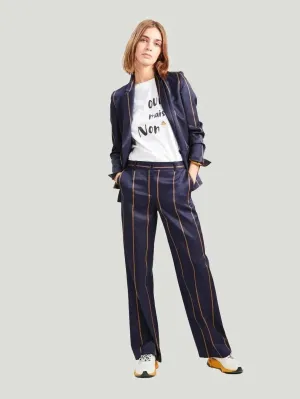 Cop. Copine Navy Blue "Pitar" Pants