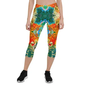 Cosmic Tapestry Capri Leggings