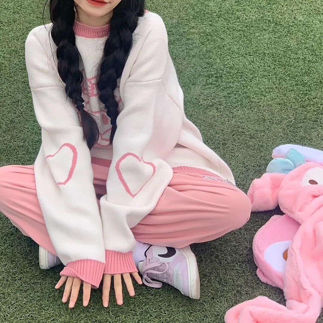 Cozy Kawaii Pastel Knit Pullovers