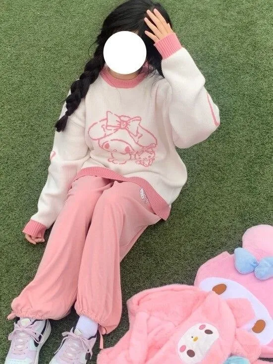 Cozy Kawaii Pastel Knit Pullovers