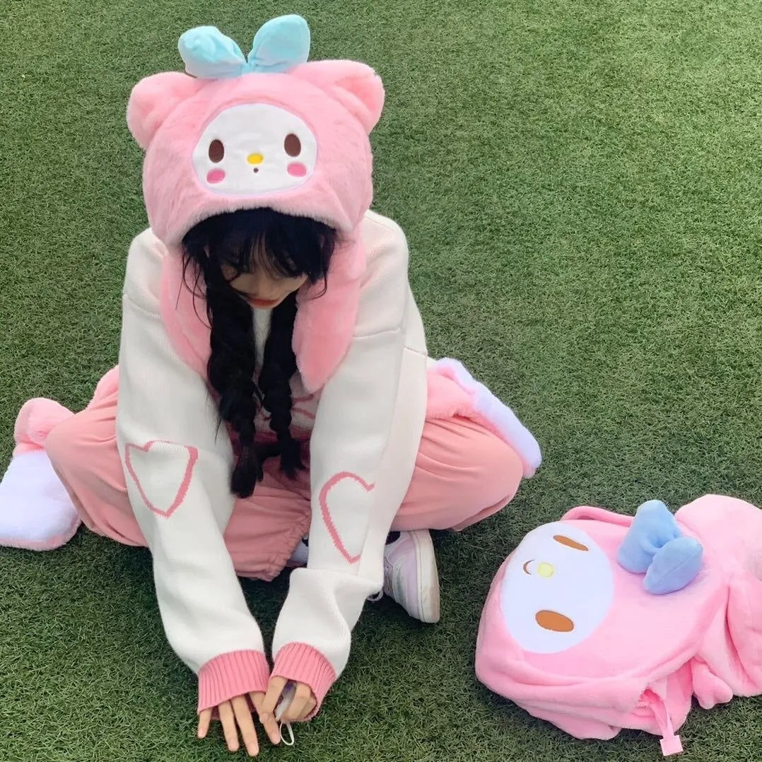Cozy Kawaii Pastel Knit Pullovers