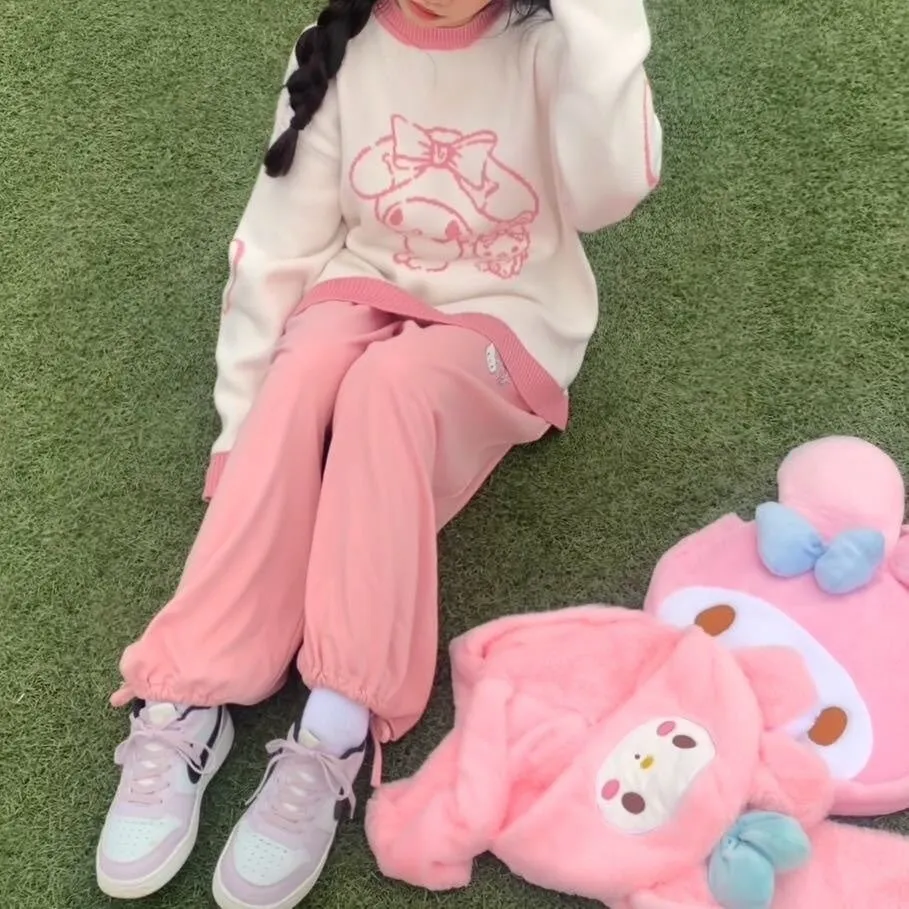 Cozy Kawaii Pastel Knit Pullovers
