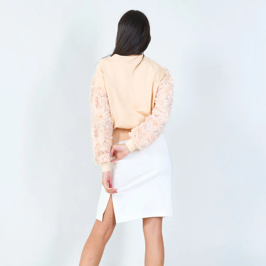 Elegant floral lace cardigan wholesale