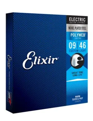 Elixir E12025 Poly Elec Custom Light 9-46 Set