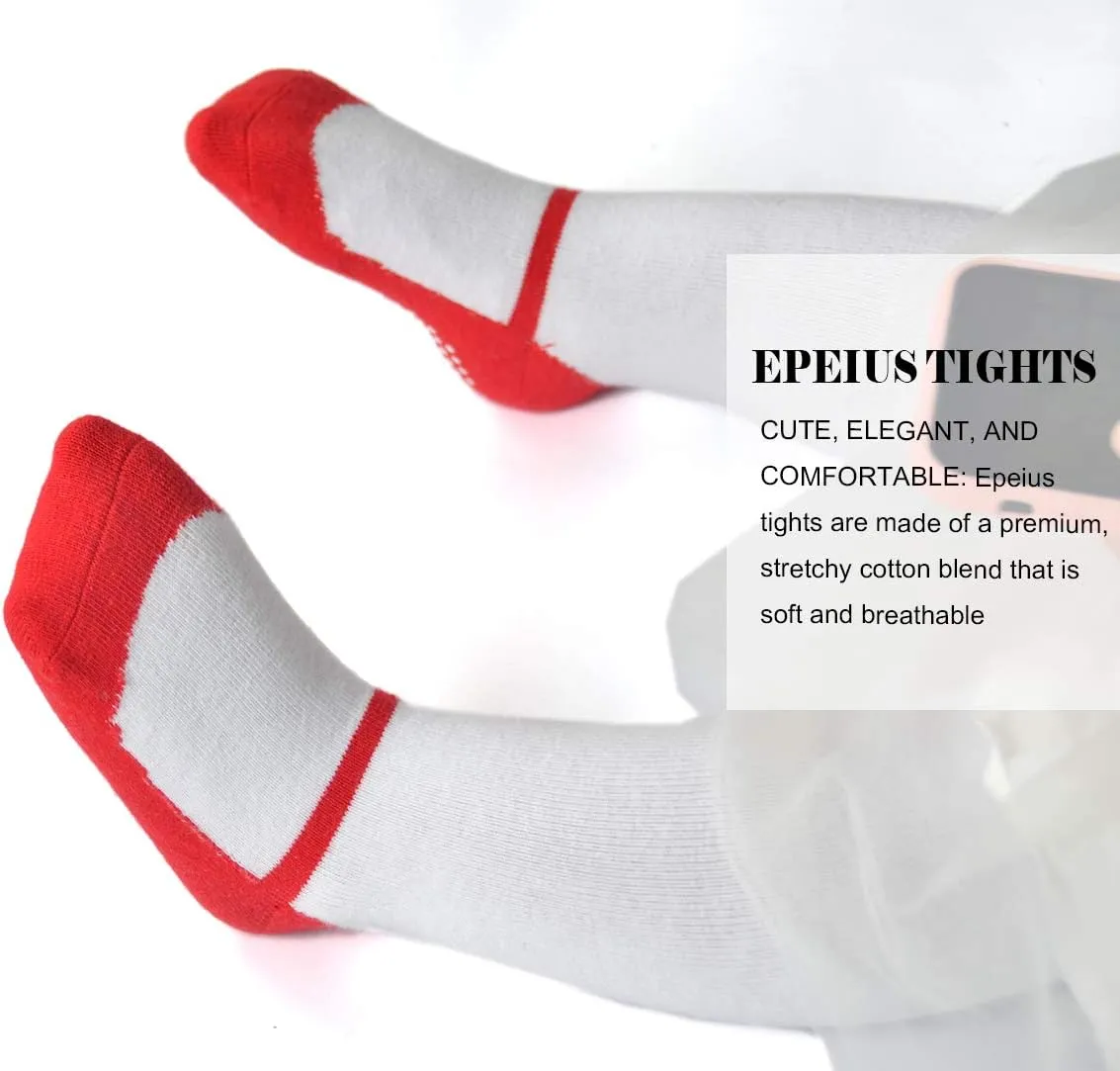 EPEIUS Baby Tights Baby Girls Non-Slip Plain/Ribbed Leggings Seamless Cotton Stockings Pantyhose Newborn Infant Toddler