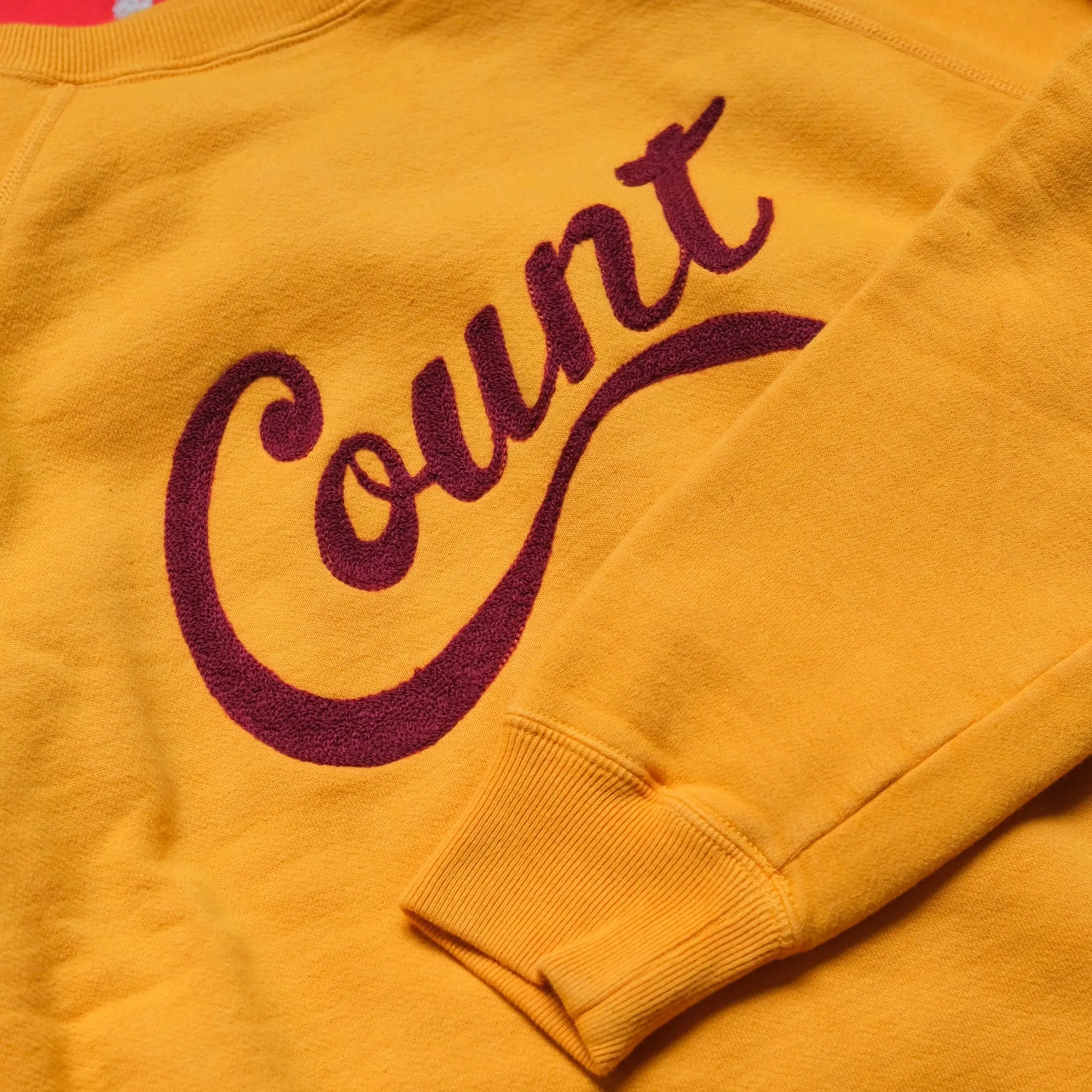 FULL COUNT Raglan Sleeve College Sweatshirt (Count)