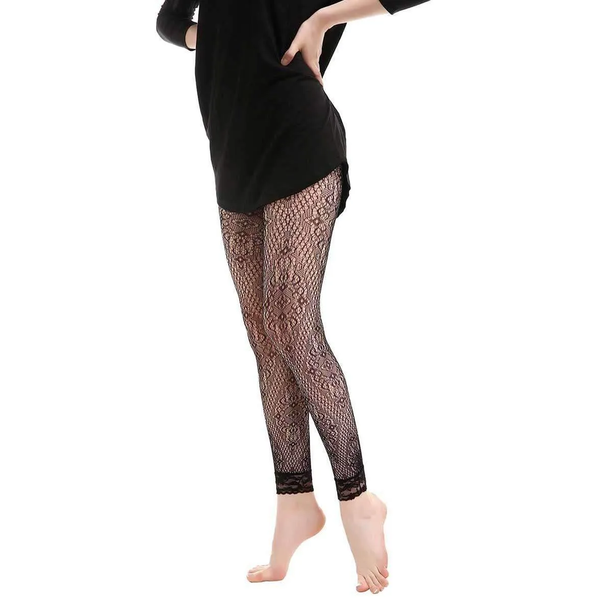 Gatsby Fishnet Abstract Leggings