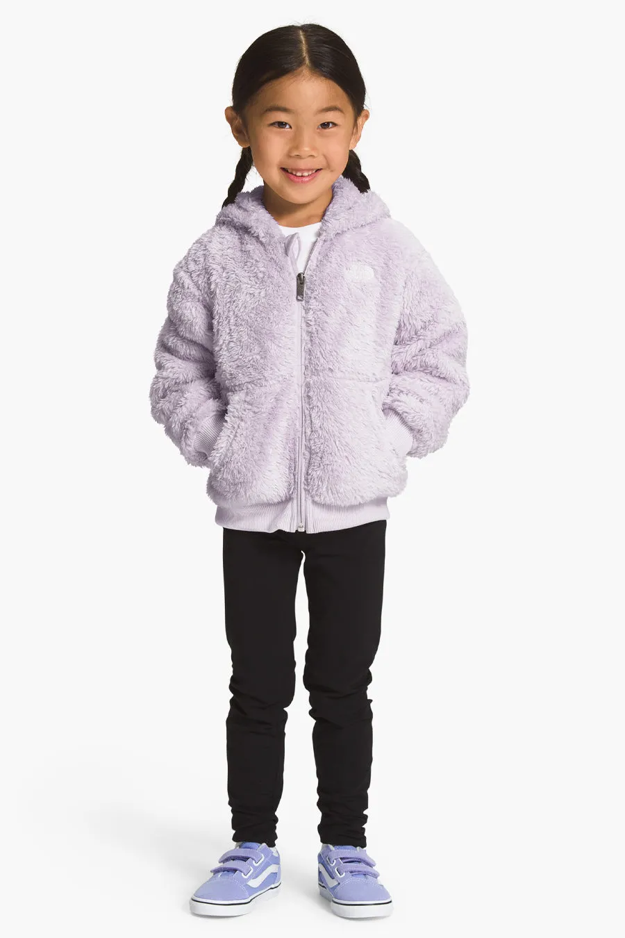 Girls Fleece Jacket North Face Suave Oso Lavender Fog (Size 5 left)