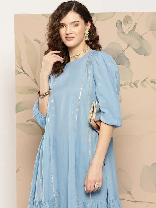 Gotta Patti Pure Cotton Kurta with Trousers