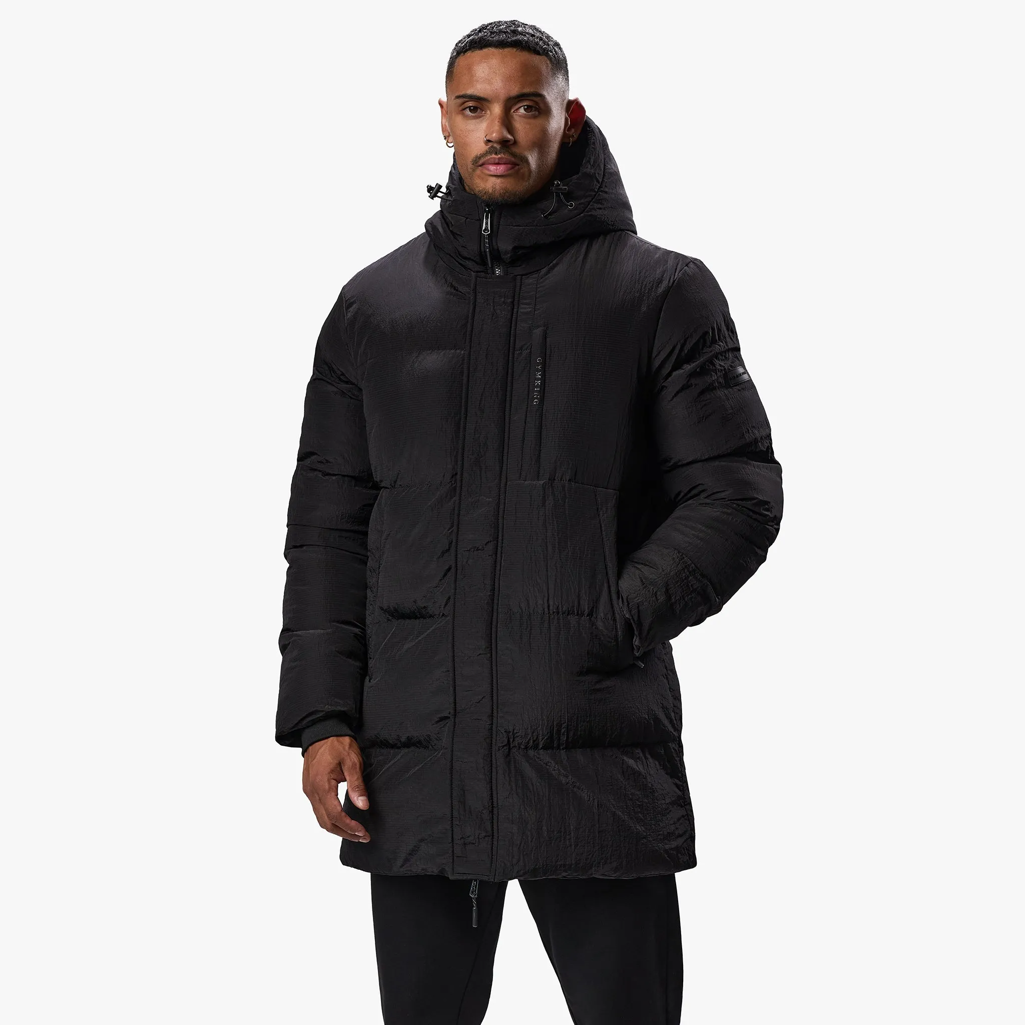 Gym King Elevate Puffer Jacket - Black