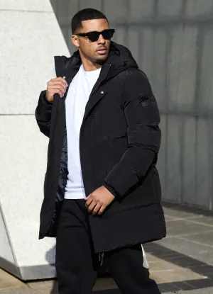 Gym King Elevate Puffer Jacket - Black