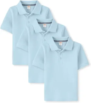 Gymboree Boys' and Toddler Short Sleeve Polo Shirt Multipack