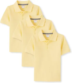 Gymboree Boys' and Toddler Short Sleeve Polo Shirt Multipack